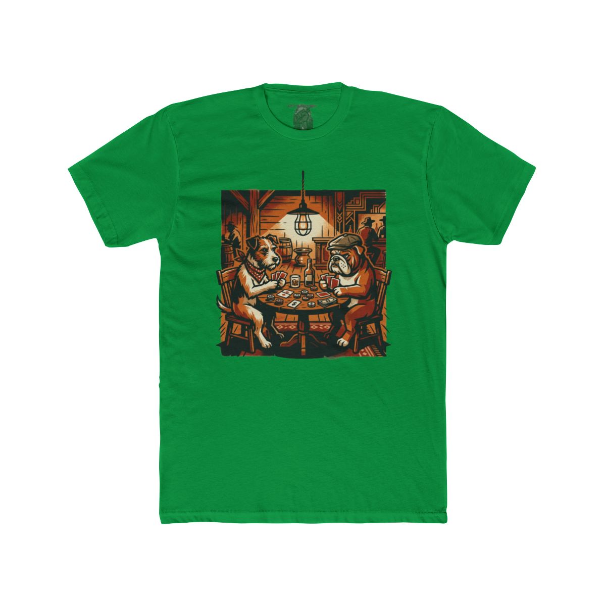 Dogs Playing Poker T-Shirt | Vintage Card Game Illustration - Image 11
