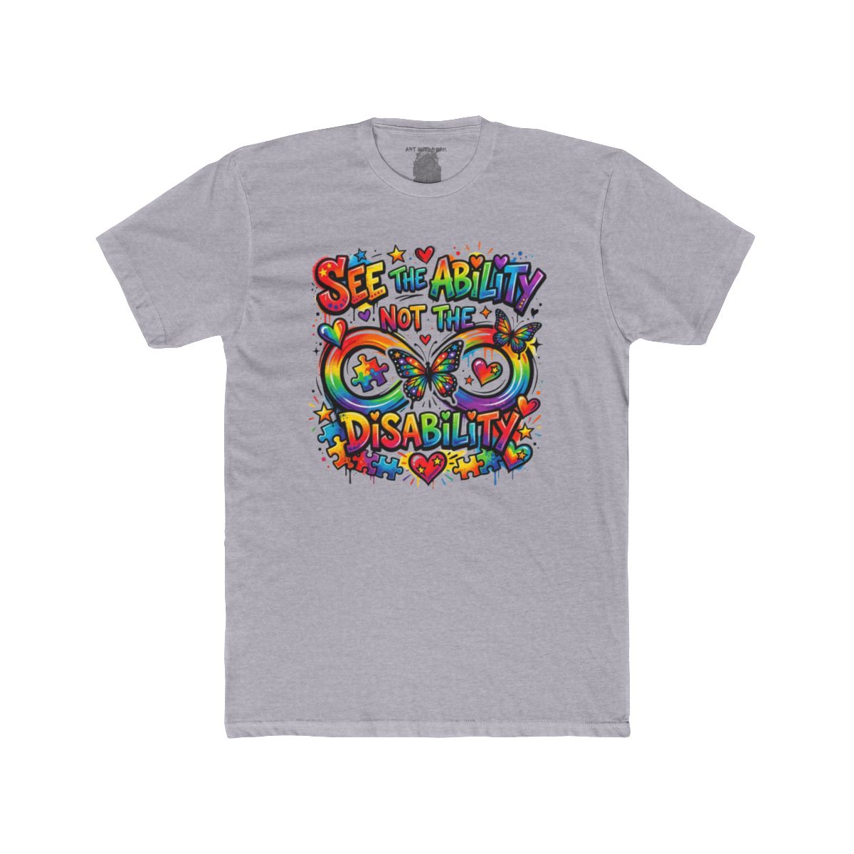 See the Ability Not the Disability T-Shirt | Autism Awareness Butterfly Design - Image 5