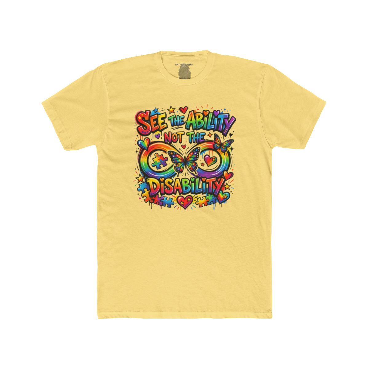 See the Ability Not the Disability T-Shirt | Autism Awareness Butterfly Design - Image 8