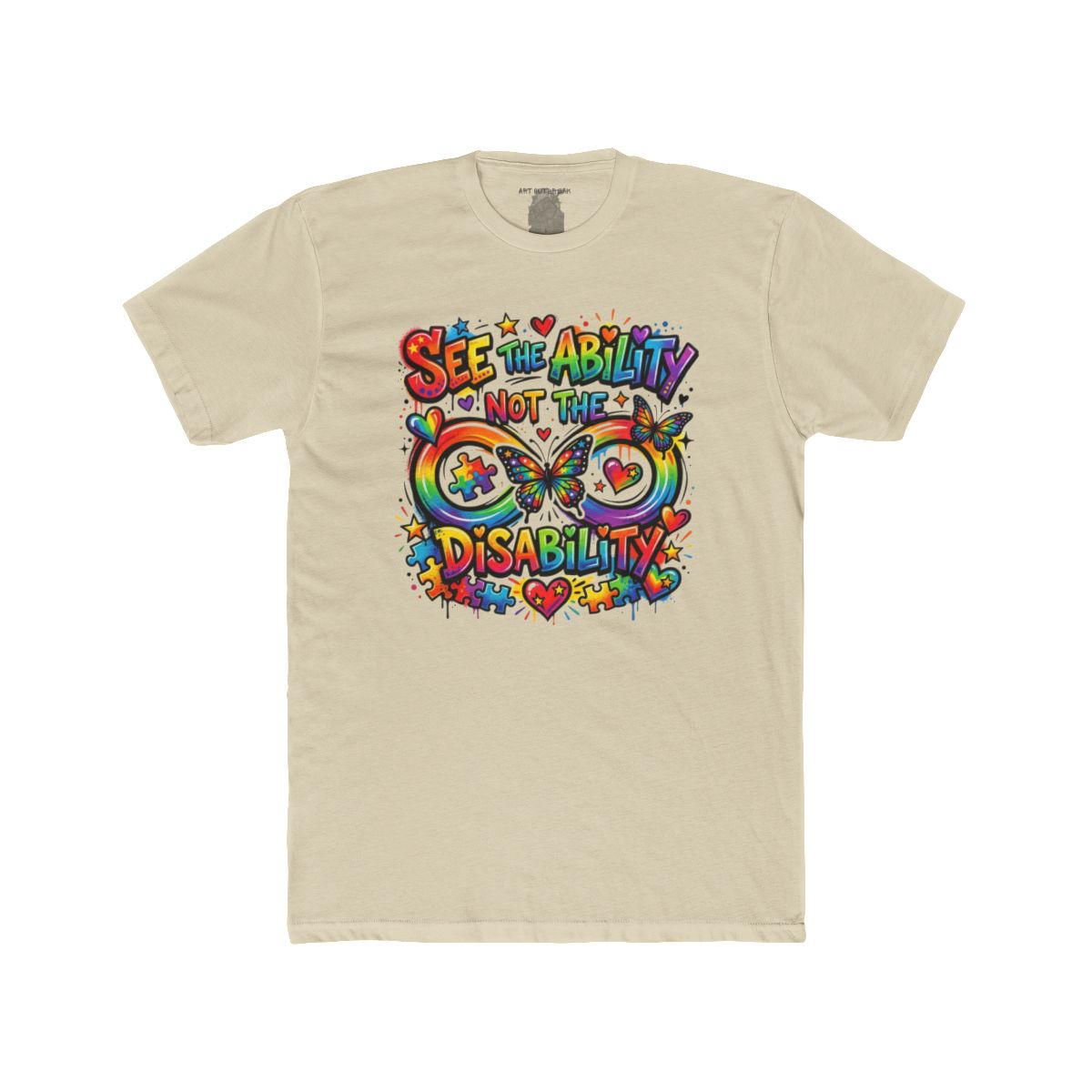 See the Ability Not the Disability T-Shirt | Autism Awareness Butterfly Design - Image 4
