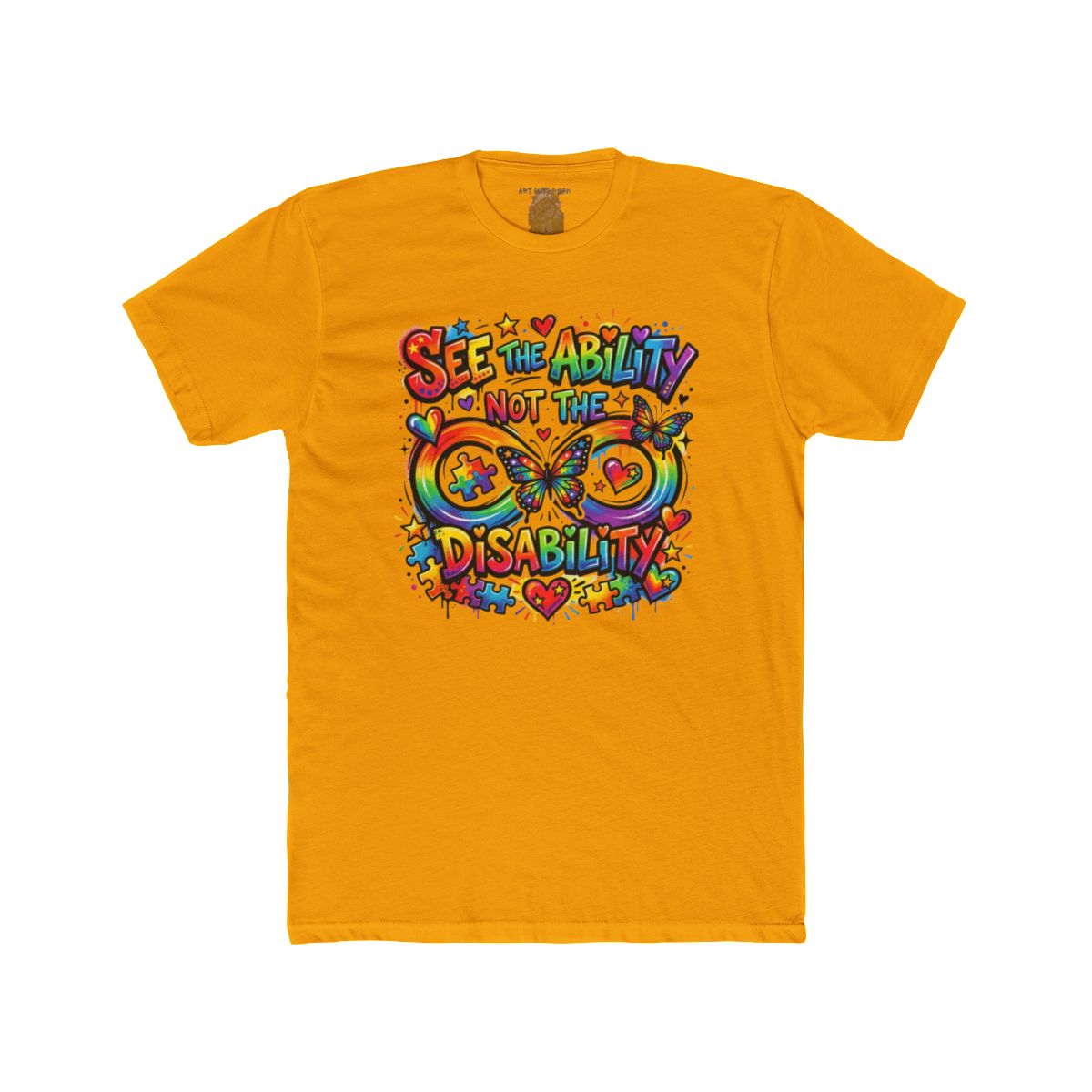 See the Ability Not the Disability T-Shirt | Autism Awareness Butterfly Design - Image 6