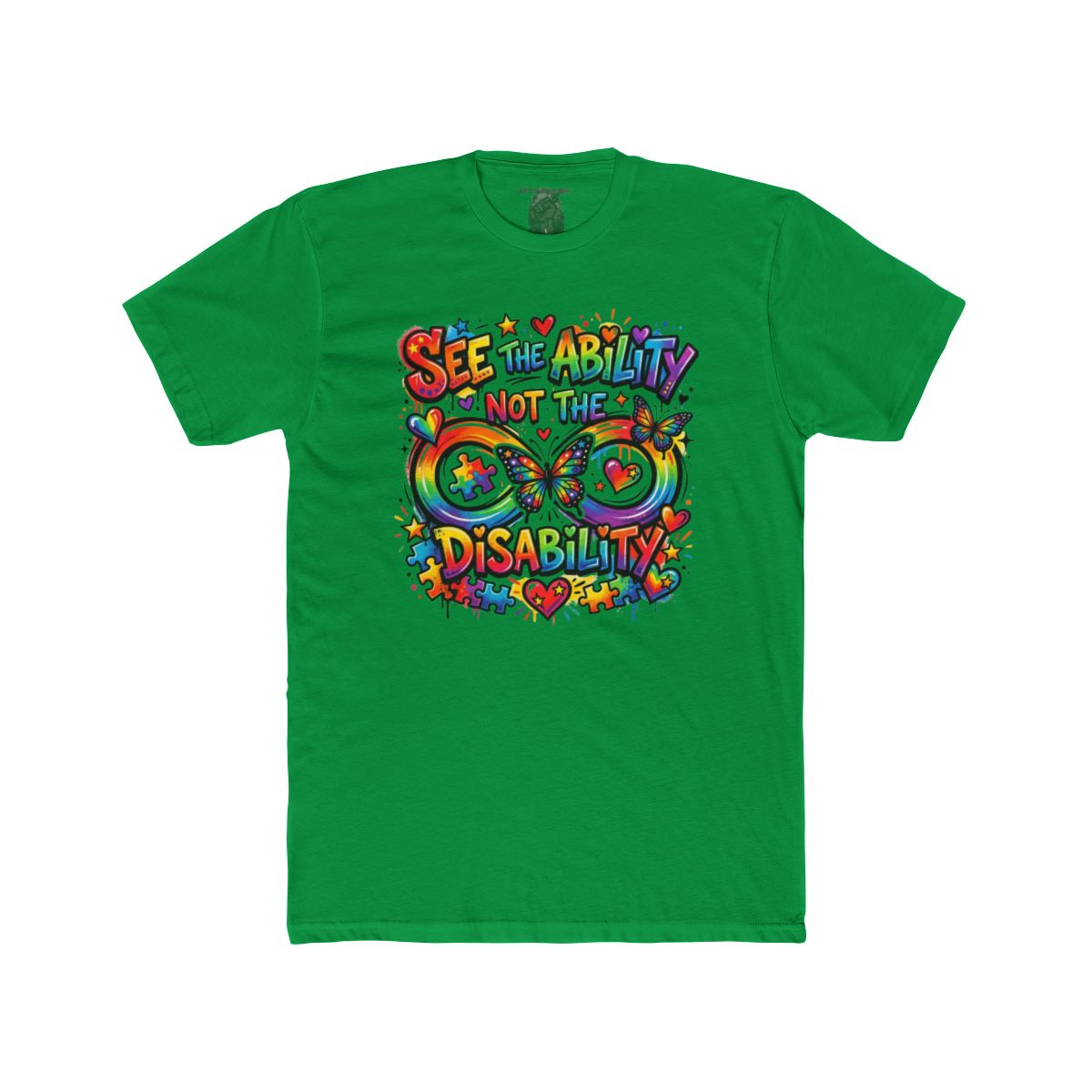 See the Ability Not the Disability T-Shirt | Autism Awareness Butterfly Design - Image 9