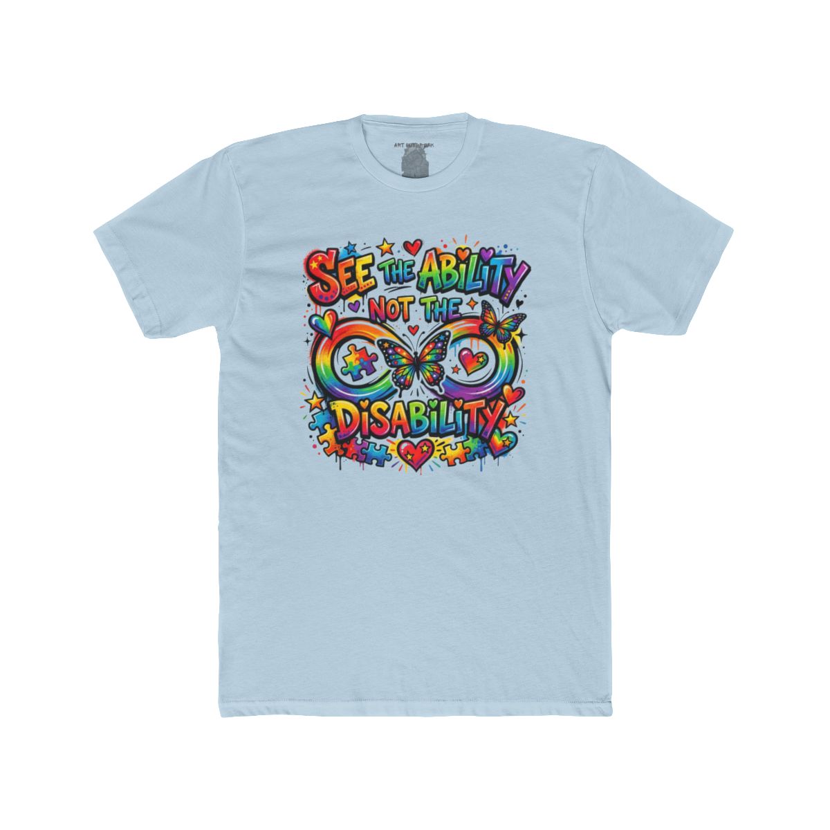 See the Ability Not the Disability T-Shirt | Autism Awareness Butterfly Design - Image 10