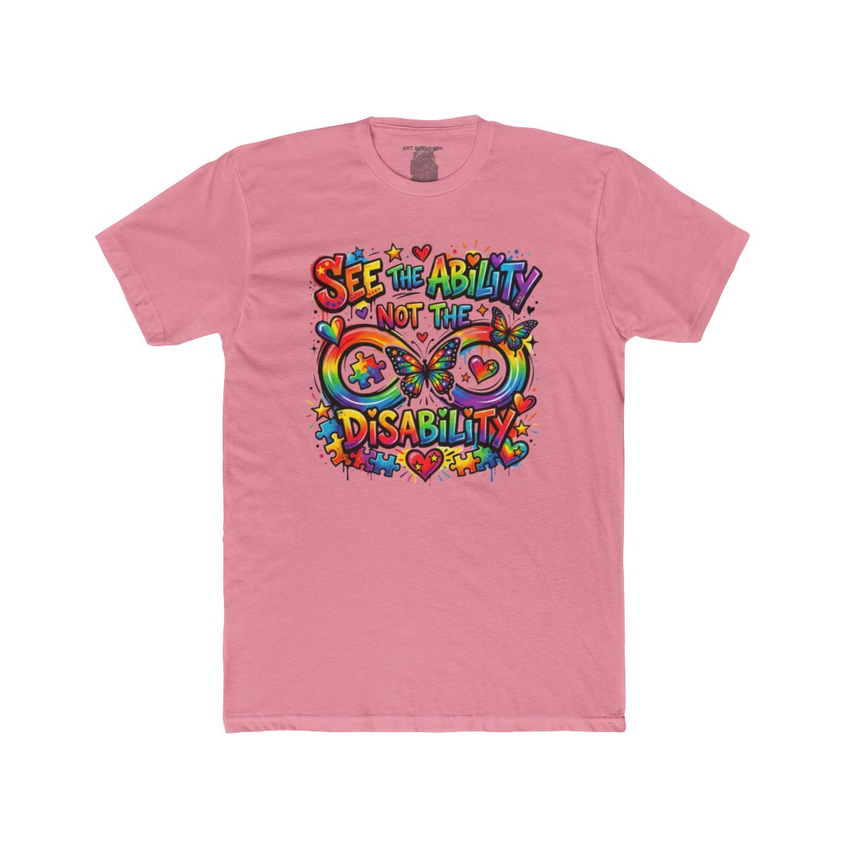 See the Ability Not the Disability T-Shirt | Autism Awareness Butterfly Design - Image 13
