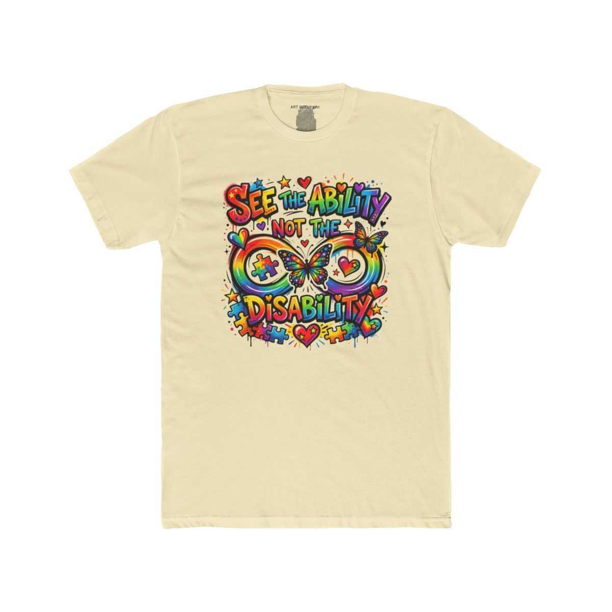 See the Ability Not the Disability T-Shirt | Autism Awareness Butterfly Design - Image 7