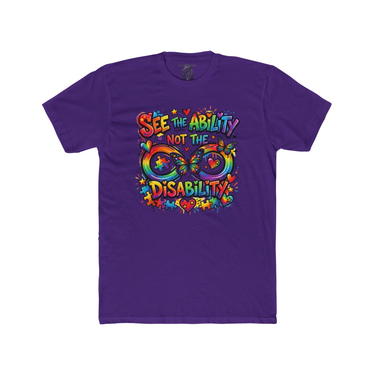 See the Ability Not the Disability T-Shirt | Autism Awareness Butterfly Design - Image 12
