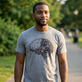 Anatomical Brain Illustration Tee - Anatomical Brain Illustration Tee - Vintage Neuroscience Diagram - bold graphic design t-shirt