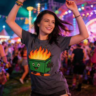 Life's a Dumpster Fire Tee lifestyle photo