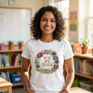 You Are Ready school wreath T-Shirt lifestyle photo