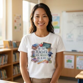 Be The Teacher You Needed As A Kid T-Shirt lifestyle photo