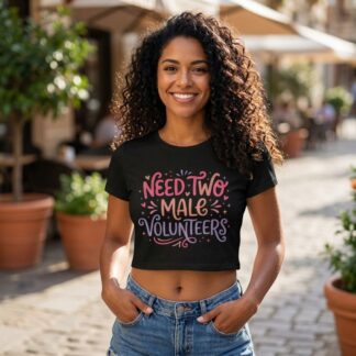 Need Two Male Volunteers Tee lifestyle photo