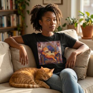 Regal Lounge Cat Tee lifestyle photo