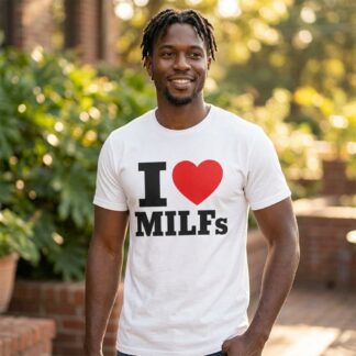 I Heart MILFs T-Shirt lifestyle photo