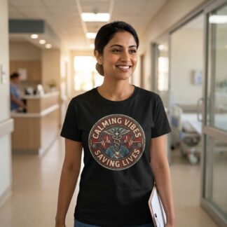 Calming Vibes Saving Lives Tee lifestyle photo