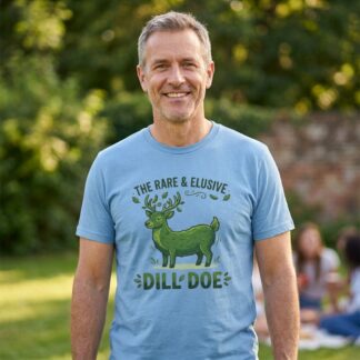 Rare and elusive dill doe pun deer t-shirt design