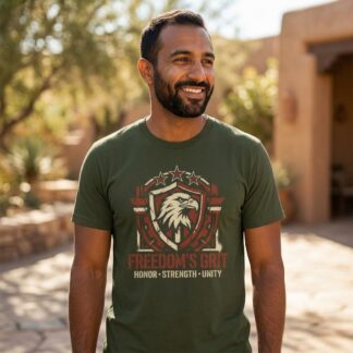 American flag eagle patriotic t-shirt design