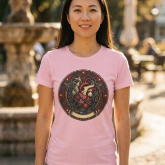 Anatomical Heart Sigil T-Shirt Gothic Alchemy Emblem