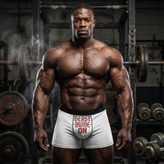 Beast Mode On boxer briefs athletic workout underwear design