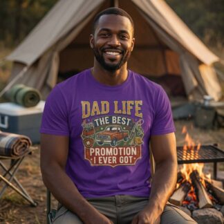 Dad Life The Best Promotion I Ever Got vintage truck dad tee