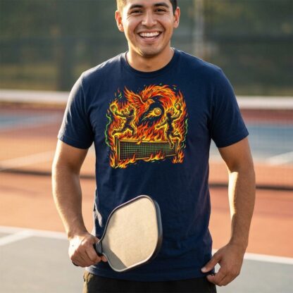 Flaming Pickleball T-Shirt