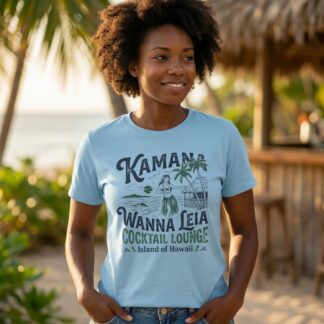 Kamana Wanna Leia Cocktail Lounge Tee