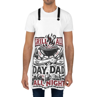 Grill All Day, Dad All Night Apron