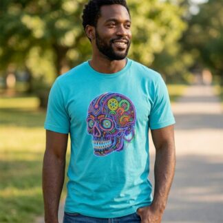 Psychedelic Gear Skull Tee lifestyle photo