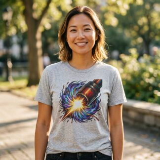 Welding Tip Spiral Art Tee lifestyle photo