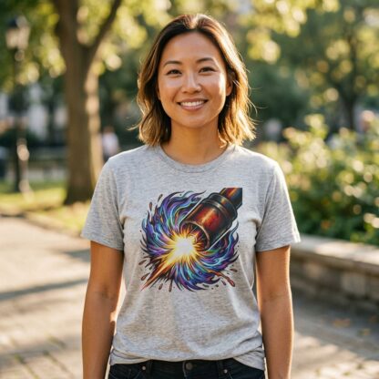 Welding Tip Spiral Art Tee lifestyle photo