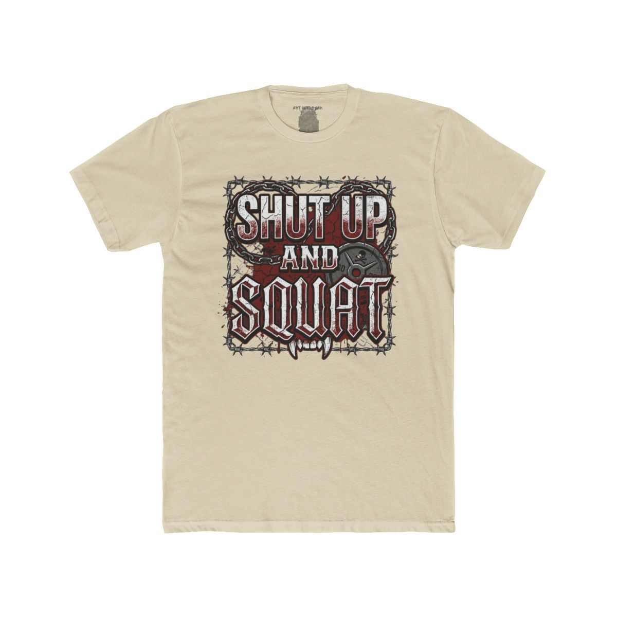 Shut Up and Squat - close up view