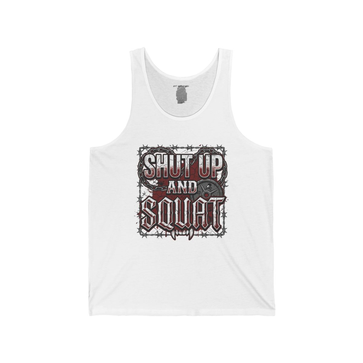 Shut Up and Squat - close up view