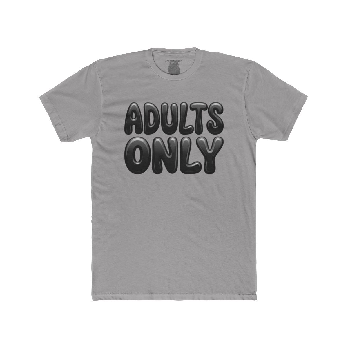 Adults Only bubble letters - detail view
