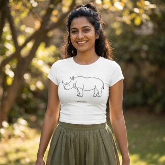 Battle Unicorn Baby Tee lifestyle photo