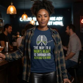 The Way To A Man's Heart Tee lifestyle photo