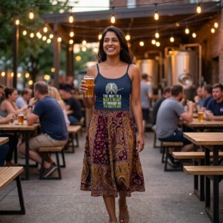 The Way to a Man's Heart Spaghetti Strap Crop Tank lifestyle photo