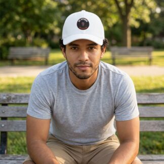 Art Outbreak Logo Patch Embroidered Cap lifestyle photo