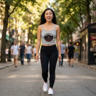 Art Outbreak Fist Logo Spaghetti Strap Tank Top lifestyle photo