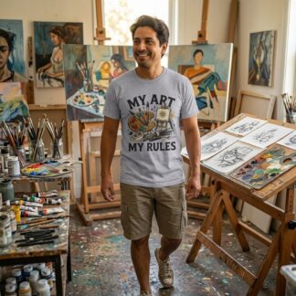 My Art My Rules T-Shirt lifestyle photo