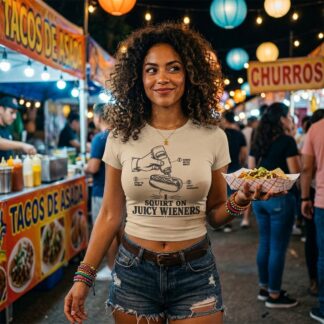 I Squirt on Juicy Wieners Tee lifestyle photo