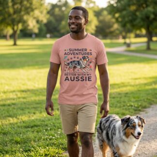 Summer Adventures Better With My Aussie Tee lifestyle photo