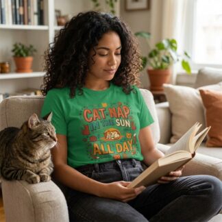 Cat Nap in the Sun Tee lifestyle photo