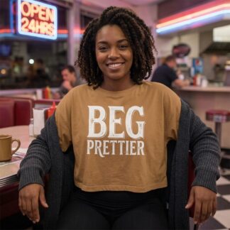 Beg Prettier Crop Tee lifestyle photo