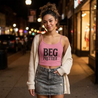 Beg Prettier graphic tank top lifestyle photo