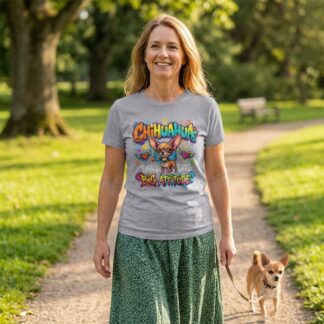 Chihuahua Small Dog Big Attitude T-Shirt lifestyle photo