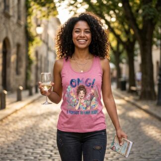 OMG I Forgot to Have Kids Tank Top lifestyle photo