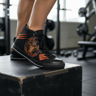 DFCW Canvas High-Top — Blackout lifestyle photo