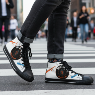 AO Canvas High-Top — White lifestyle photo