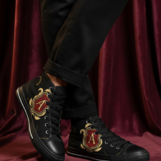 Aristocratix Canvas High-Top — Blackout lifestyle photo