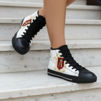 Aristocratix Canvas High-Top — White lifestyle photo