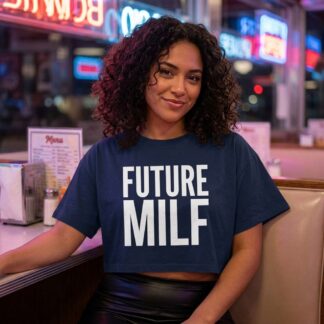 FUTURE MILF Crop Tee lifestyle photo